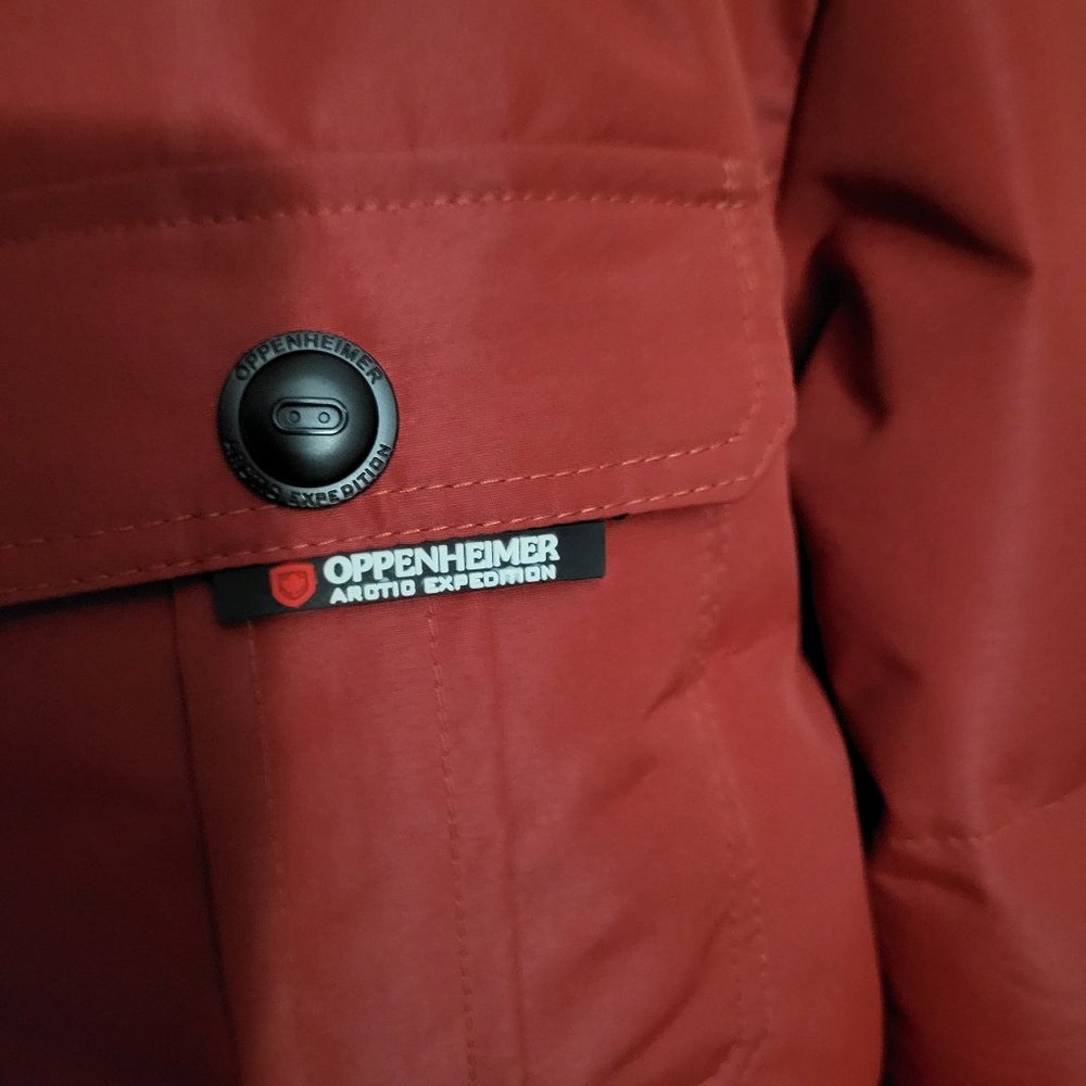 Oppenheimer women's red jacket